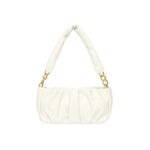 Routica Women Textured Puffy Sling Bag | Premium PU Crossbody Handbag with Chain Strap & Magnetic Snap | Stylish Casual Shoulder Purse - Fast Shipping to USA & Canada