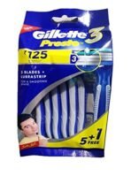 Gillette Razor Men Presto 3-Blades For Smoother Shaving (6 In 1)- (Pack Of 1 ) By Rmr Jaihind - Fast Shipping to USA & Canada
