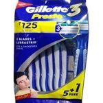 Gillette Razor Men Presto 3-Blades For Smoother Shaving (6 In 1)- (Pack Of 1 ) By Rmr Jaihind - Fast Shipping to USA & Canada