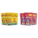 Slurrp Farm Banana Chocochip Pancake Mix 3x150g + Millet Dosa Mix 3x150g | Fast Shipping USA & Canada - Image 2