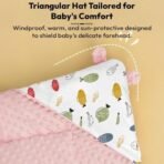 StarAndDaisy Swaddler for Newborn Baby/Baby Swaddle Wrap & Blanket/Soft Cotton Baby BlanketSize -80 X 80 CM/New Born Baby Essentials-Pink - Fast Shipping to USA & Canada - Image 4