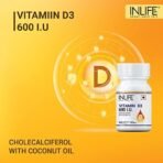 INLIFE Fish Oil Omega 3 1000mg & Vitamin D3 600 IU - 60 Softgels & 60 Liquid Capsules - Fast Shipping to USA & Canada - Image 6