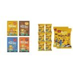 Slurrp Farm No Maida Pancake Trial Pack Combo 4x50g & Slurrp Farm Healthy Snacks Mighty Puff Choco Ragi 8x20g - Fast Shipping to USA & Canada - Image 2