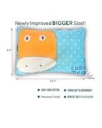 MOM CARE Dual Combination Baby Pillow (Blue_6 to 12 Months) Pack of 1 - Fast Shipping to USA & Canada - Image 3