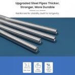 StarAndDaisy Kids FoldableWardrobe with Cover & Drawers/Portable Almirah for Clothes, Shoes, Accessories/Space-Saving Closet with Side Pockets & Hanging Rod (Elegance) - Fast Shipping to USA & Canada - Image 5