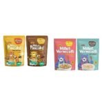 Slurrp Farm Instant Breakfast Millet Pancake Mix Banana Choco-Chip Supergrains and Chocolate 150g Pack of 2 & Slurrp Farm Millet Vermicelli Semiya 180g Pack of 2 - Fast Shipping to USA & Canada - Image 2