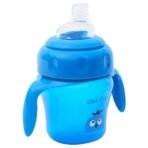 1ST STEP 150ml Birdie BPA Free Non-Spill Interchangeable Sipper/Sippy Cup with Soft Silicone Spout and Straw (Blue) - Fast Shipping to USA & Canada - Image 7