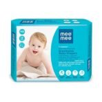 Mee Mee Premium Breathable (NB) size Baby Taped Diapers 12 Pcs, 5 Kgs for 0-1 Years, Super Absorbent, Cotton Soft with Wetness Indicator for New Born Babies/Infants with Protection Upto 12 Hrs - Fast Shipping to USA & Canada - Image 2