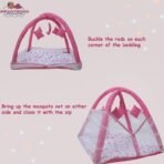 Infantbond Bedding Play Gym Mattress with Net (Pink Moon) ? Fast Shipping to USA & Canada - Image 5