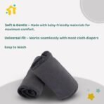 1st Step Reusable 5 Layers (2 Layers Bamboo Charcol, 3 Layers Microfiber) Inserts Liners for Baby Cloth Diapers (Pack of 2) - Fast Shipping to USA & Canada - Image 6