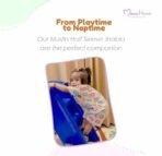 MOM'S HOME Baby Unisex Organic Cotton Muslin Jhabla | Pack of 5 | Multicolor (6-12 Months) - Fast Shipping to USA & Canada - Image 7