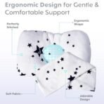 a baby cherry Baby Pillow - Organic Cotton Head Support Baby Pillows for New Born Baby (0M to 3 Yr) - Unisex | Washable | Pillow Cover Included - Fast Shipping to USA & Canada - Image 5