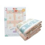 TIDY SLEEP Baby Blankets 6 Layer Wraper 100% Cotton Stroller Cover Receiving Blankets, (Pack of 2) (Pink & Multicolor) - Fast Shipping to USA & Canada - Image 2