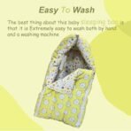 Infantbond Baby Bed with Net & Bedding Set (Sheep Yellow) ? Fast Shipping to USA & Canada - Image 6