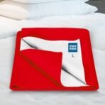 Mee Mee Reusable Water Proof Cotton Bed Protector Sheet/Extra Absorbent Mat/Dry Sheets/Urine Sheet/Dry Mat(Large, Red)(100CmX140Cm) - Fast Shipping to USA & Canada - Image 2