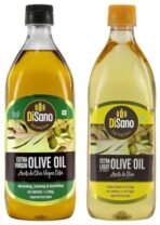 DiSano Extra Light Olive Oil, Ideal for Indian Cooking, 1L & Disano Extra Virgin Olive Oil, 1L - Fast Shipping to USA & Canada - Image 2