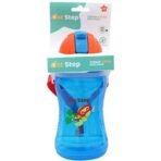 1st Step 360 ml Polypropylene BPA Free Sport Straw Sipper Cup with Detachable Straps and Straw Lid (Blue) - Fast Shipping to USA & Canada - Image 7