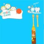MOM CARE Kids Battery Toothbrush,Advanced Sonic technology,Vibrating Mode, Extra Soft Bristles,3X Efficiency Of Manual, Effective Cleaning Of Your Child?s Teeth, Improving Oral Health Yellow - Fast Shipping to USA & Canada - Image 7