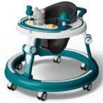 StarAndDaisy 360 Baby Walker 6-24 Months / 7 Level Height Adjustment Walker for Kids Boy and Girl with Switchable Food & Musical Toy Tray/Premium Baby Activity Walker - Blue - Fast Shipping to USA & Canada - Image 2