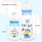 Mee Mee BPA-Free Baby Feeding Bottle, Eazy Flo Technology, Anti-Colic Valve, 0-3 Years (Blue, 130 ML (Pack of 2)) - Fast Shipping to USA & Canada - Image 7