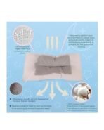 MOM CARE Dual Combination Baby Pillow (Blue_6 to 12 Months) Pack of 1 - Fast Shipping to USA & Canada - Image 6