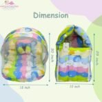 Infantbond Born Baby Bed with Net & Carry Bag (Blue Star) ? Fast Shipping to USA & Canada - Image 4