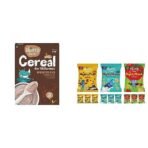 Slurrp Farm Sprouted Ragi Powder 250g & Slurrp Farm Healthy Snacks for Kids 12x20g - Fast Shipping to USA & Canada - Image 2