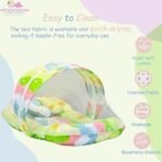 Infantbond Born Baby Bed with Net & Carry Bag (New Star Green) ? Fast Shipping to USA & Canada - Image 7