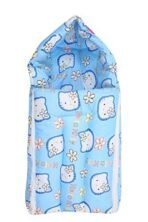 Infantbond Super Soft Sleeping Bag with Mattress (Blue Cotton) ? Fast Shipping to USA & Canada - Image 2