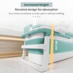 StarAndDaisy Large Bath Tub With Foldable Bathtub for kids & Adults with Space Saving, Kids Bathing Tub Girls & Boys & Parents, Multi Purpose Use, Size 147 X 60 X 49 cm (Bathtub with Streamer -Blue) - Fast Shipping to USA & Canada - Image 5