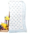 MOM'S Home Organic Cotton Baby Quilt | 100 * 150cm | 0-5 Years | Royal Elephant - Fast Shipping to USA & Canada - Image 3