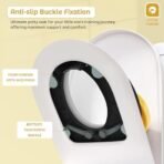 StarAndDaisy Baby Potty Training Seat/Kids Toilet Seat 1-8 Years with Child Safety Anti Slip Buckle Fixation & 4 Anti Skid Pads, Removable PVC Soft Cushion. - Fast Shipping to USA & Canada - Image 5