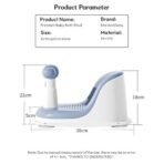 StarAndDaisy Baby Bather/Baths tand for 0 to 2 Years, Non-Slip Bath Chair for Baby Bathing/Portable Baby Bath Support Seat -Blue - Fast Shipping to USA & Canada - Image 6