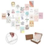 a baby cherry 26 Pieces Peel-N-Stick-Wall Collage Kit| Aesthetic Room Decor Items | Wall Posters Aesthetic | Aesthetic Things for Girls | Girl Room Decor Items for Bedroom | - Fast Shipping to USA & Canada - Image 2