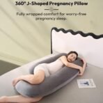 StarAndDaisy Pregnancy Pillow for Women/Baby Maternity Pillow for Sleeping J Shape for Mothers/Pregnancy Pillows for Back, Belly, Legs & Hip Support, Nursing & Maternity Pillow - Fast Shipping to USA & Canada - Image 7