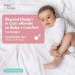 haus & kinder 100% Cotton Muslin Swaddle ? Set of 3 | Soft & Breathable Swaddle Wrap for Newborns | Multicolor Rainbow Design | 100cm x 100cm | TC-250 Quality - Fast Shipping to USA & Canada - Image 6