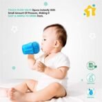 1ST STEP 150ml Birdie BPA Free Non-Spill Interchangeable Sipper/Sippy Cup with Soft Silicone Spout and Straw (Blue) - Fast Shipping to USA & Canada - Image 5