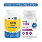 TATA 1mg Biotin + Advanced - 60 Tabs - Fast Shipping to USA & Canada - Image 7