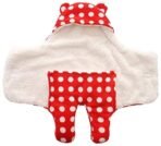 First Kick New Born Baby Blanket Pack of Super Soft Wearable Baby Wrapper Durable Fleece Polyester Cum Baby Sleeping Bag for Baby Boys, Baby Girls, Babies (76cm x 70cm, 0-6 Months) Pink, Red - Fast Shipping to USA & Canada - Image 4