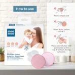 Mee Mee Reusable Cotton Maternity Breast Pads for Feeding Mothers 6 Pcs | Washable Absorbing Nursing Pads, Leak Proof | Anti-Bacterial Dermatologically Tested, Bamboo Rayon Pads (100 Washes, Pink) - Fast Shipping to USA & Canada - Image 6
