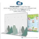 Kids Station Double-Sided Waterproof Baby Playmat - Foldable Portable & Reversible - Soft Foam for Kids Newborns Toddlers and Infants - Baby Carpet - Crawling Baby Play Mat (Indoor/Outdoor) - Non-Slip Crawl Floor Mat - 6.6ftx6ft or 200x180cm (Printed 1cm Thick) - Fast Shipping to USA & Canada - Image 3