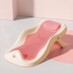 StarAndDaisy Baby Bath Tub Seat for Infant & Toddler ? Non-Slip Bathing Chair with Safety Backrest, Strong Suction & Comfortable Design for Baby Bath Time - Pink - Fast Shipping to USA & Canada - Image 2