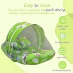Infantbond Baby Bed Combo with Net & Carry Bag (Green Teddy) ? Fast Shipping to USA & Canada - Image 7