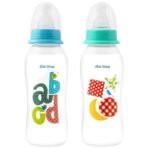 1st Step BPA Free Baby Feeding Bottle with Anti-Colic Nipple (60ml, Blue) (240ml, Blue & Green, 2) - Fast Shipping to USA & Canada - Image 2