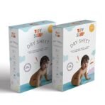 Tidy Sleep Instadry Anti-Piling Fleece Extra Absorbent Quick Dry Sheet for New Born Babies, Cotton Bed Protector Mattress Pack of 2 Maroon-Navy Blue Small (70x50) cm - Fast Shipping to USA & Canada - Image 7