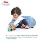 Infantbond Feeding Pillow with Detachable Cover (Crown Grey) ? Fast Shipping to USA & Canada - Image 4