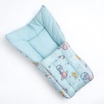 Haus & Kinder 3 in 1 Baby Sleeping Bag & Carry Nest | Cotton Bedding Set for Infants & New Born Baby | Portable/Travel & Skin Friendly | 0-3 Months (Spacewalk) - Fast Shipping to USA & Canada - Image 4