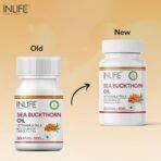 INLIFE Sea Buckthorn Oil 500mg - 30 Capsules - Fast Shipping to USA & Canada - Image 6