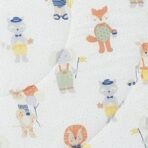 Haus & Kinder 100% Cotton Poplin Baby Play Mat ? 90CM, Soft Crawling Mat for 0-2 Years, Multi-Color (Jungle Party) - Fast Shipping to USA & Canada - Image 5