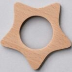 1st Step BPA Free Teether Made of 100% Natural Wood with No Sharp Edges (Car & Star) - Fast Shipping to USA & Canada - Image 6